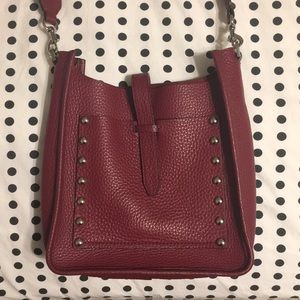 Rebecca Minkoff Small Unlined Feed Bag-Tawny Port